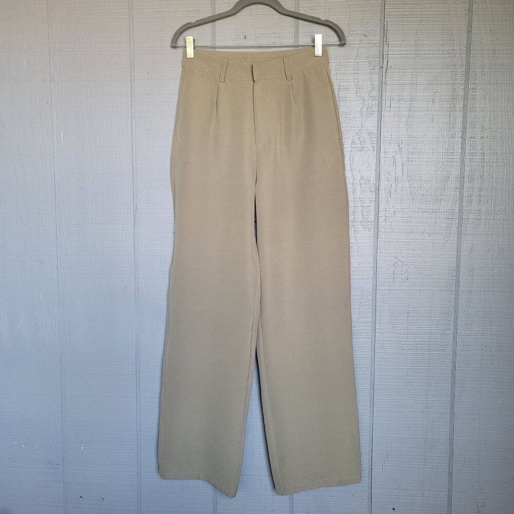 Daisy Street High-Rise Wide-Leg Trousers. Size S